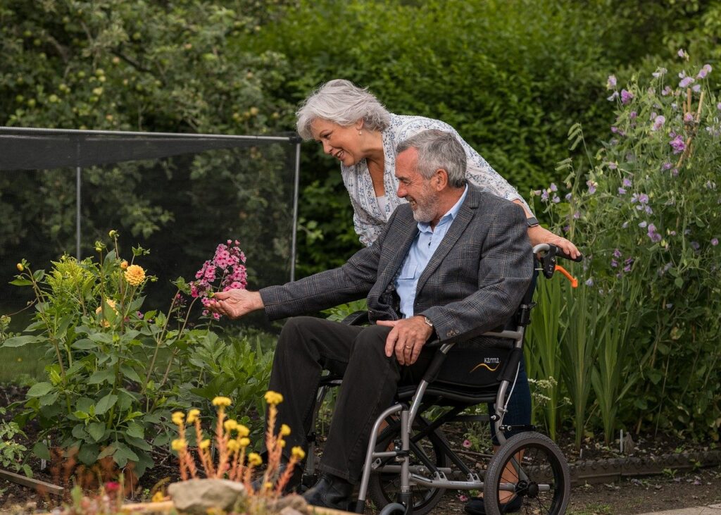 couple, elderly, retirement