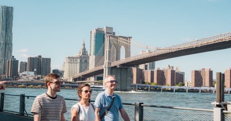 Brooklyn Bridge Walk on a Sunny Day